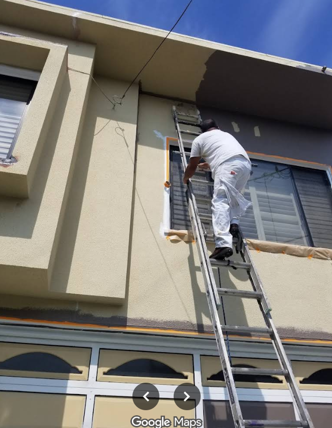 Two-Tone Stucco Refinish